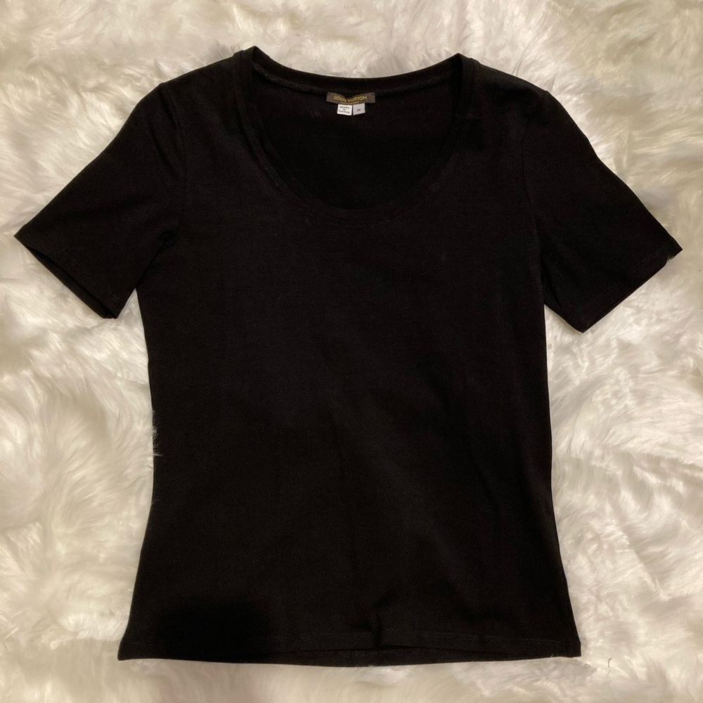 Authentic Louis Vuitton Stretch Short Sleeve Top - Picture 1 of 4